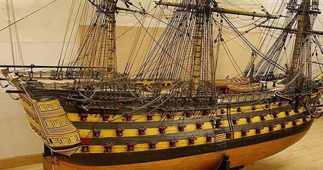 Großmodell der HMS Victory