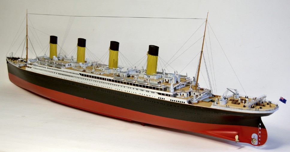 Das 1:200 Modell der Titanic